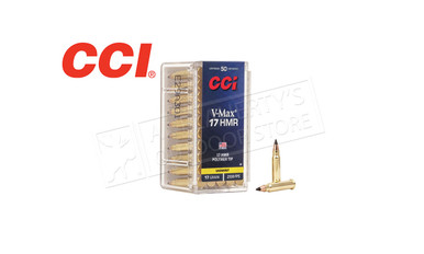 CCI 17 HMR Rimfire V-Max Ammunition #0049