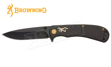 Browning Knife Rivet Black Folding #3220474B