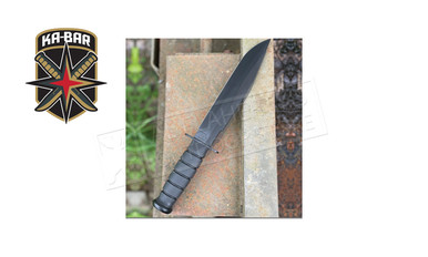 KA-BAR Fighter Straight Edge Knife with Hard Sheath #1269