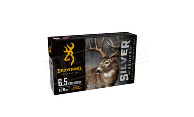 Browning Ammo 6.5 Creedmoor Silver Series, 129 Grain, Box of 20 #B192600651