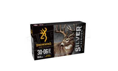 Browning Ammo 30-06 Springfield Silver Series, 180 Grain, Box of 20 #B192630061