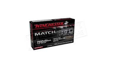 Winchester 7.62x51 Nato Match Competitive Target Ammunition #S76251M