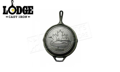 Lodge Canadiana Collection Loon Cast Iron Skillet 10.25