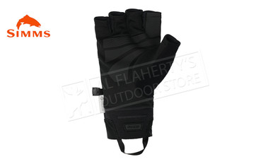 Simms Windstopper Half-Finger Glove, Black #13795-001