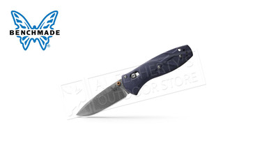 Benchmade 585 Mini Barrage Axis Assist, Blue Canyon Richlite #585-03