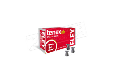 Eley 4.50 mm .177 Tenex Air Pellets, Flat Nose, 450 PCS #46120