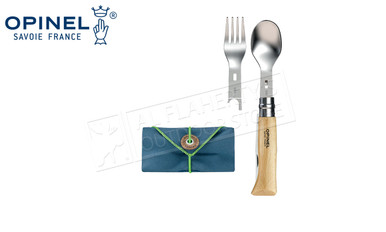 Opinel Picnic+ Cutlery Complete Set with No.08 Folding Knife