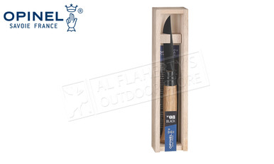 Opinel No.08 Black Oak Folding Knife