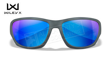 Wiley X Climb Captivate Polarized Blue Mirror/Matte Grey Frame #ACCLM09