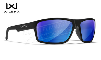 Wiley X Peak Captivate Polarized Blue Mirror/Matte Black Frame #ACPEA19