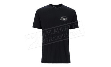 Simms Men's Circle Lockup T-Shirt, Black #14273-001
