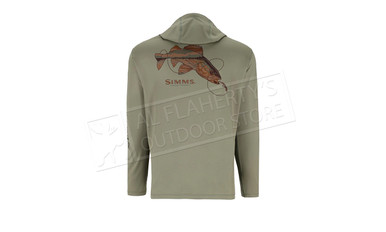 Simms Men's Tech Hoody - Artist Series, Willow Walleye #13521-1309
