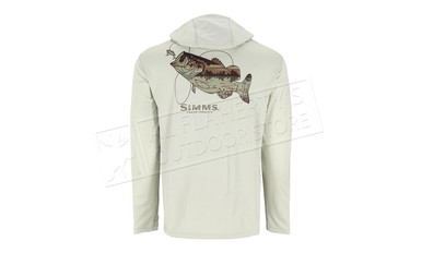Simms Men's Tech Hoody - Artist Series, Aspen Bass #13521-1307