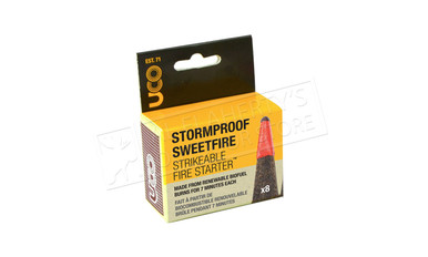 UCO Stormproof Sweetfire Strikeable Fire Starter #MT-SM-SF8P