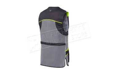 Beretta Full Mesh Shooting Vest, Ebony & Ice Grey #GT671T155309SZ