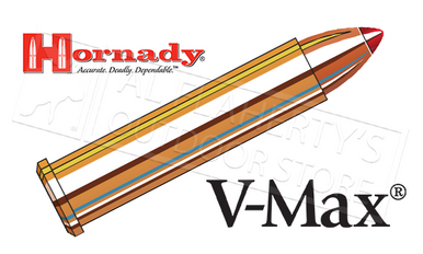 Hornady 22WMR V-Max, Polymer Tipped 30 Grain Box of 50 #83202