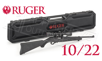 Ruger 10/22 Carbine Combo with 3-9x40 Scope and Hard Case #31143
