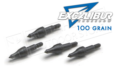 Excalibur Crossbow Field Points, 100 Grain Pack of 12 #TP100-12