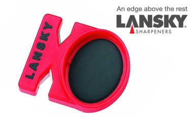 Lansky Quick Fix Pocket Sharpener - Ceramic and Tungsten Carbide #LCSTC
