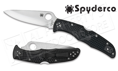 Spyderco Endura 4 FRN Folding Knife, PlainEdge #C10PBK