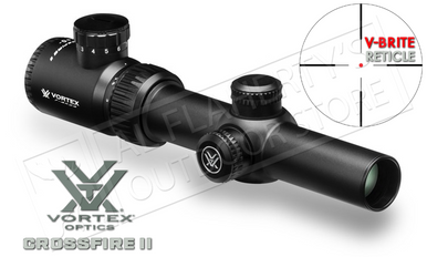 Vortex Crossfire II 1-4x24mm Riflescope with V-Brite Illuminated Reticle #CF2-31037