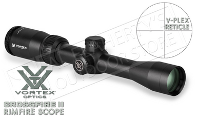 Vortex Crossfire II 2-7x32mm Rimfire Riflecope with V-Plex Reticle #CF2-31001R