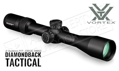 Vortex Diamondback Tactical 4-16X44 FFP EBR-2C MRAD Reticle #DBK-10027