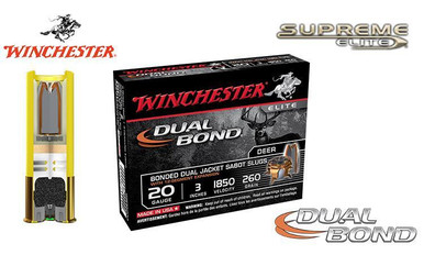 Winchester Supreme Elite Dual Bond Sabot Slugs 20 Gauge 3