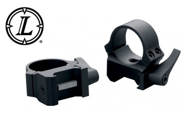 Leupold QRW2 Scope Rings - 30mm High Matte Black #174078 - Al
