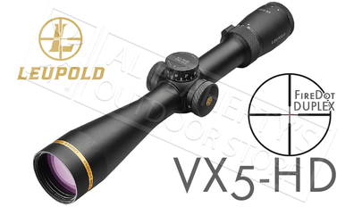 Leupold VX-5HD Scope 3-15x44mm with FireDot Duplex Illuminated Reticle and CDS-ZL2 Turrets #172368