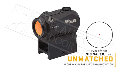 SIG Sauer Romeo 5 Red Dot Sight, 2MOA 1x20mm #SIGPS0525001