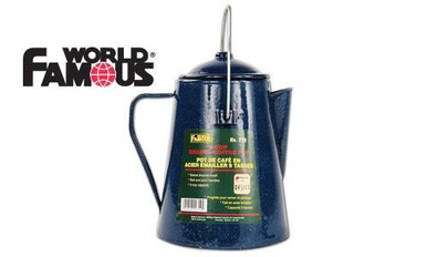World Famous 9 Cup Enamel Coffee Pot #719
