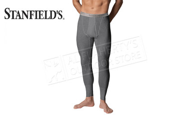 Stanfield's Thermal Long Johns, Waffle Knit, Black Mix #6622 572