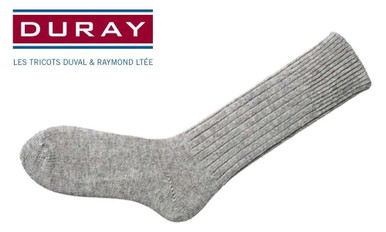 Duray Army Work Sock, Natural Grey, Size 12 #4012