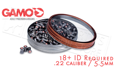 Gamo Rocket Pellets .22, 14.5 Grain Hunting Tin of 100 #632127554