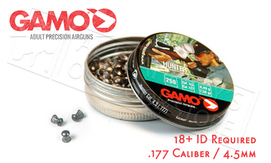 Gamo Hunter Knockdown Power Pellets .177, 7.6 Grain Dome Tip Tin of 250 #6320824BT54