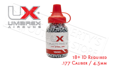 Umarex Precision Steel BBs .177 Cal Bottle of 1500 #2252549
