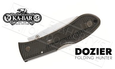 KA-BAR Dozier Folding Hunter, Black #4062