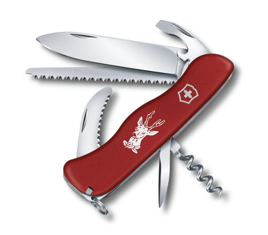 Victorinox Swiss Army Hunter Knife, Red #0.8573-X1