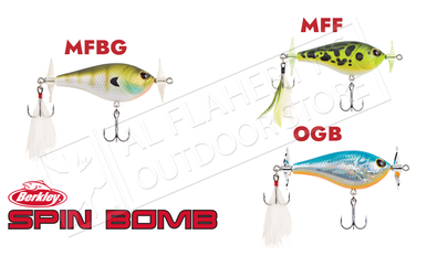 Berkley Spin Bomb Floating Bait, Various Patterns, 60mm 0.4 oz