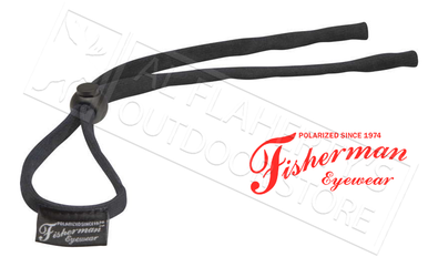 Fisherman Eyewear Soft Retaining Cord for Glasses, Black #90962
