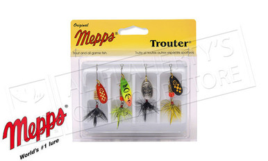 Mepps Kit - Trouter 4-Pack, Dressed #4-K1D - Al Flaherty's Outdoor Store