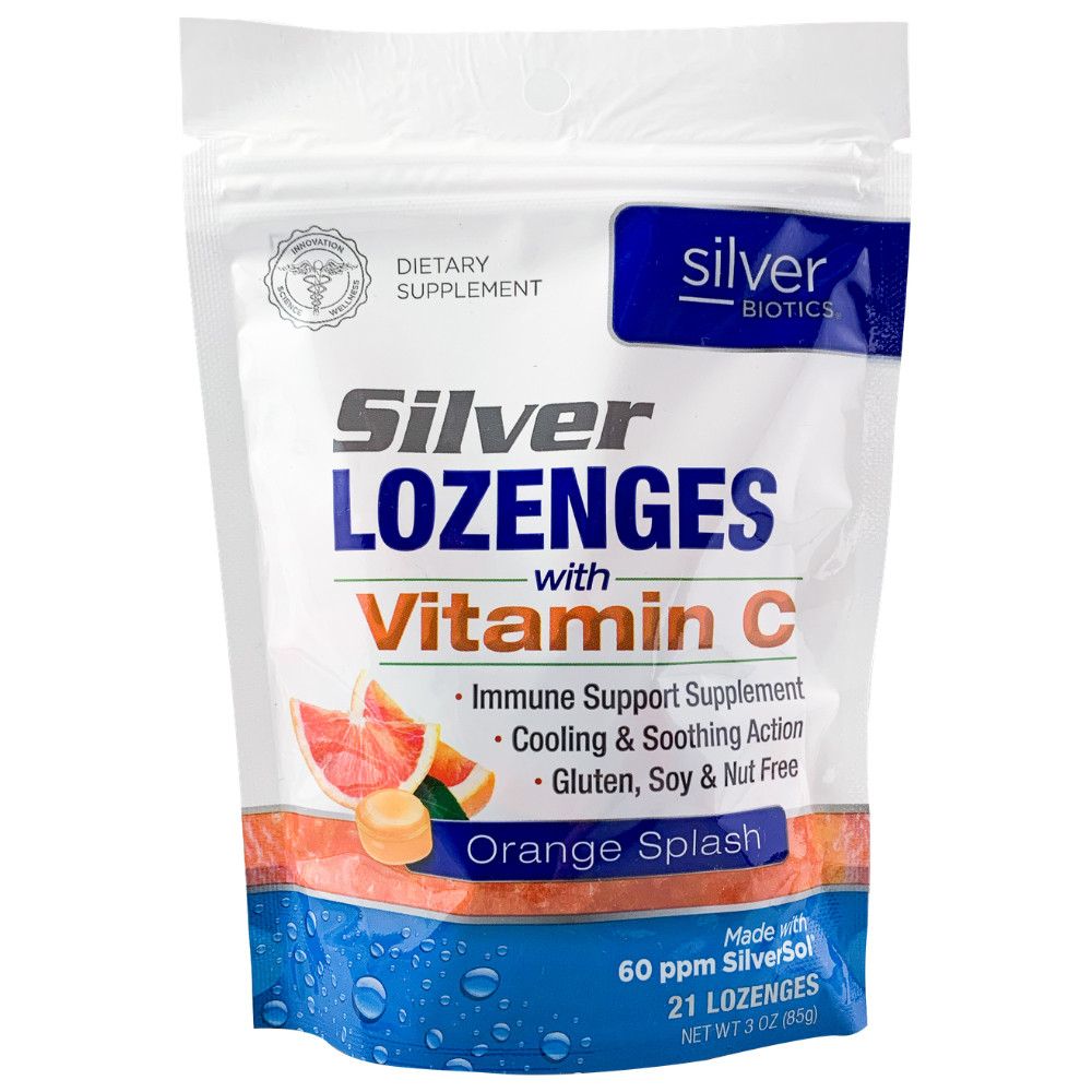 Silver Biotics Silver Lozenges with Vitamin C (21 Lozenges)