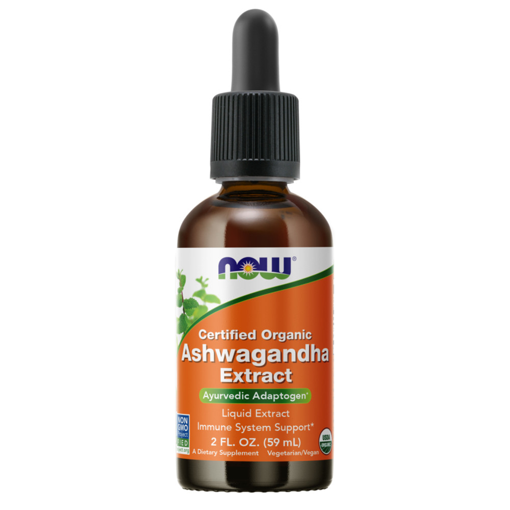 NOW Foods Organic Ashwagandha Extract Liquid 2oz