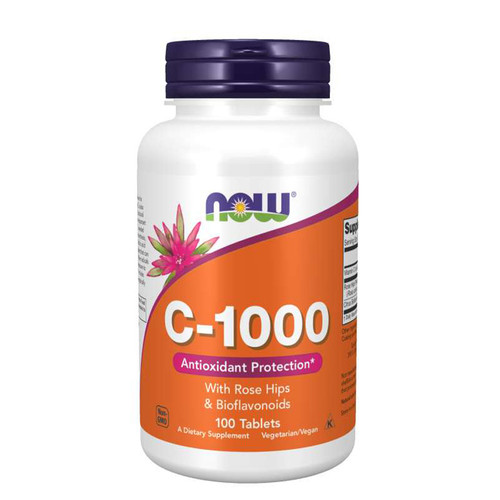 NOW Vitamin C-1000 Antioxidant Protection 100 Tablets