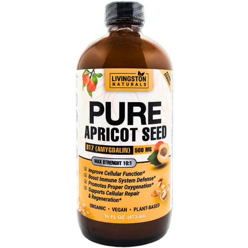 Livingston Naturals Pure Apricot Seed 16oz