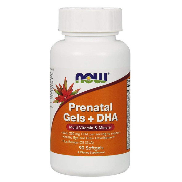 NOW Prenatal Multivitamins with DHA 90 Softgels