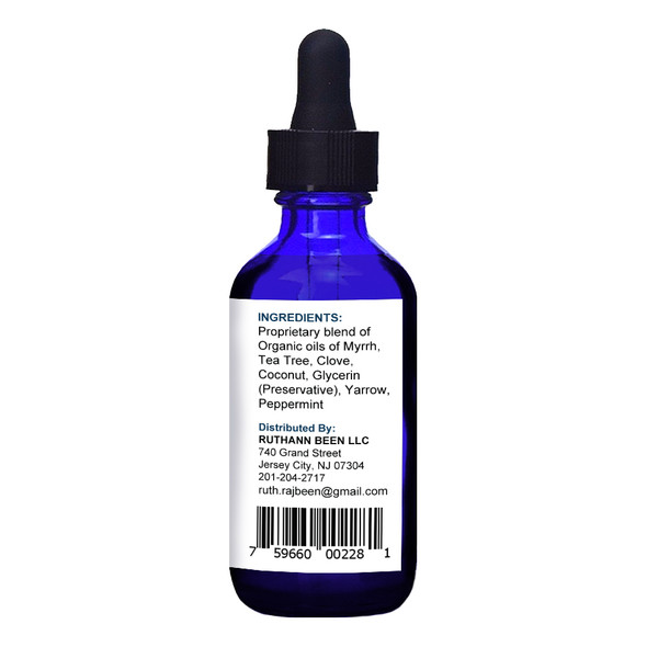 Dr. Been Tooth and Gum Oil with Myrrh 2oz  - Ingredients