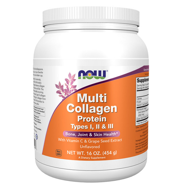 Now Multi Collagen Protein Types 1, 2 & 3 16oz