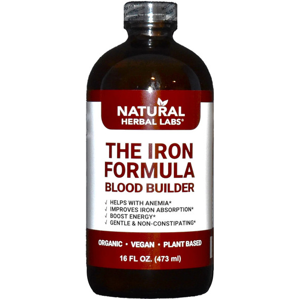 Natural Herbal Labs Iron Formula Blood Builder 16oz